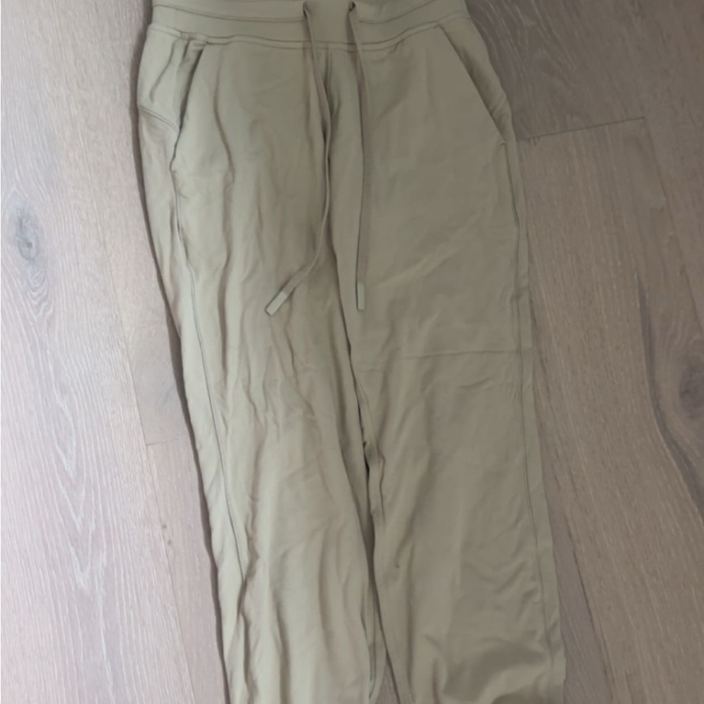 Beige Jogger Pants